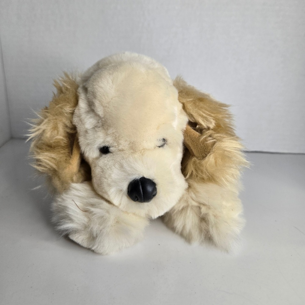Commonwealth Vintage 2004 Dog Plush Yellow Lab Golden Retriever Stuffed Animal